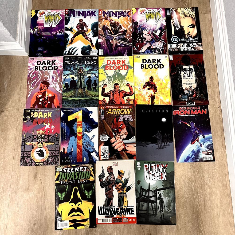 18 Random Comic Book Lot - Marvel, Image, Boom, IDW, Valiant & More! Mixed Set
